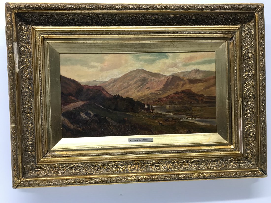 David Mackenzie 19th century Mountain Landscape Painting (1 of 12)
