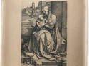 Albrecht Durer Virgin and Child Seated by the Wall Etching