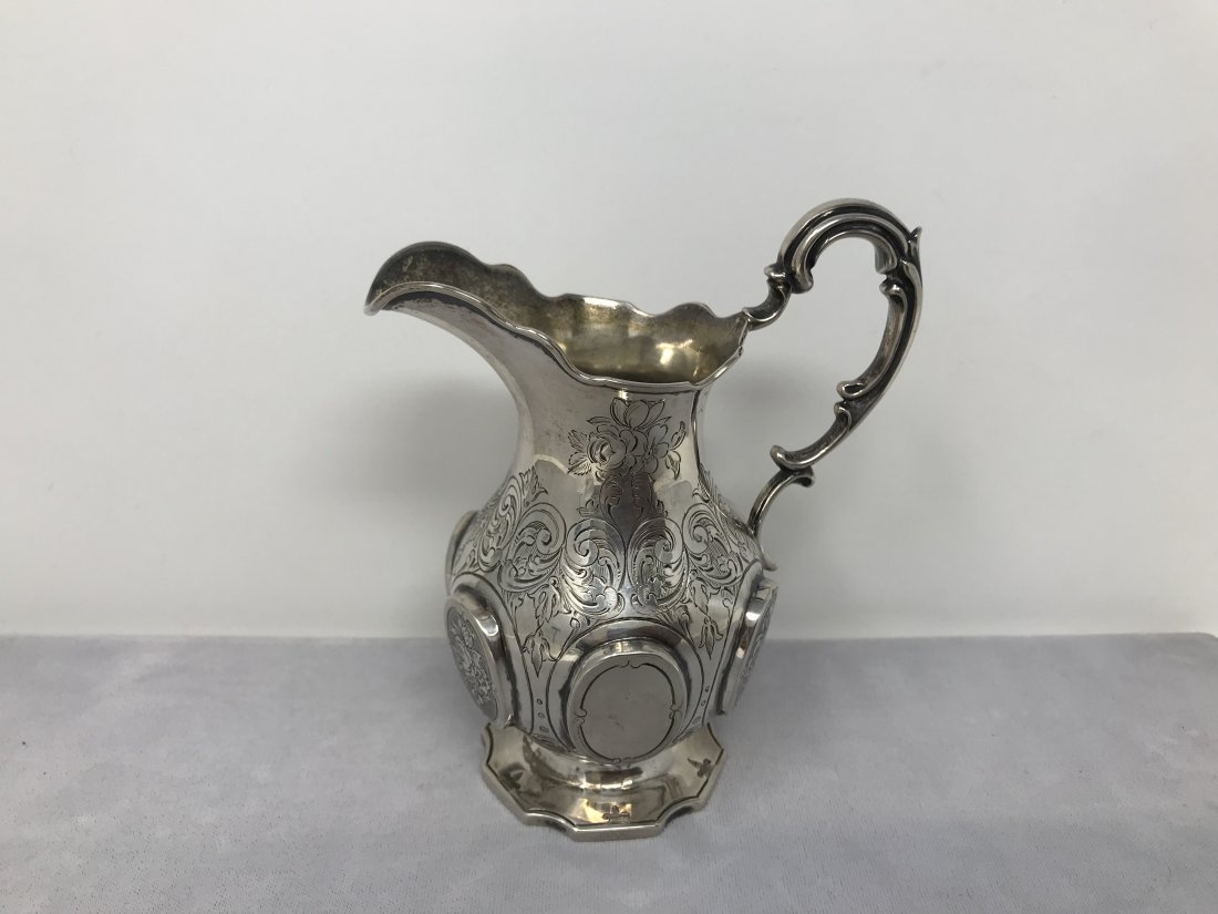 H.H. Dobson 1862 London Sterling Silver Jug (1 of 6)