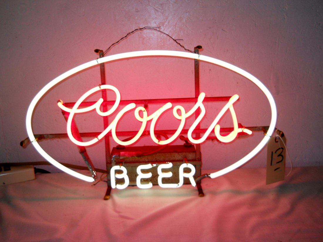 COORS BEER Neon Sign