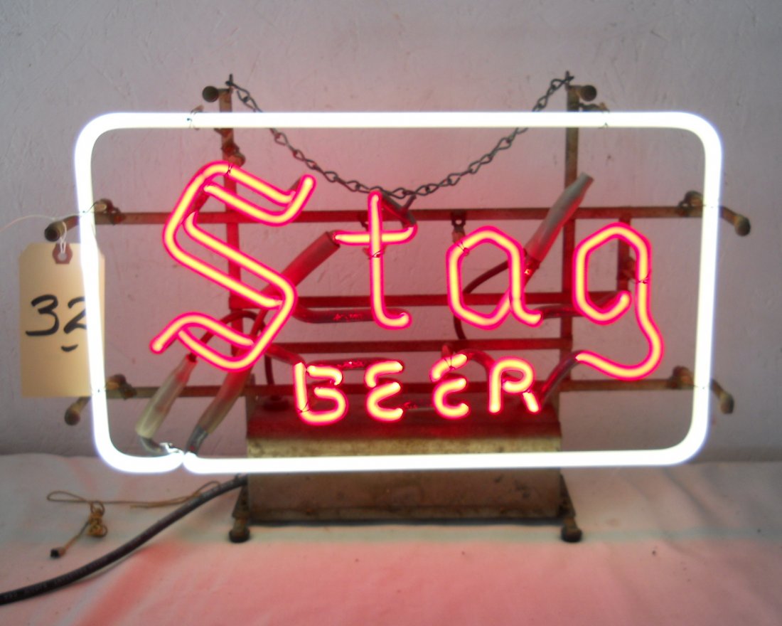 STAG BEER Neon Sign