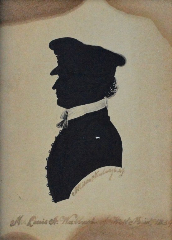 Silhouette of a West Point Cadet (1 of 2)