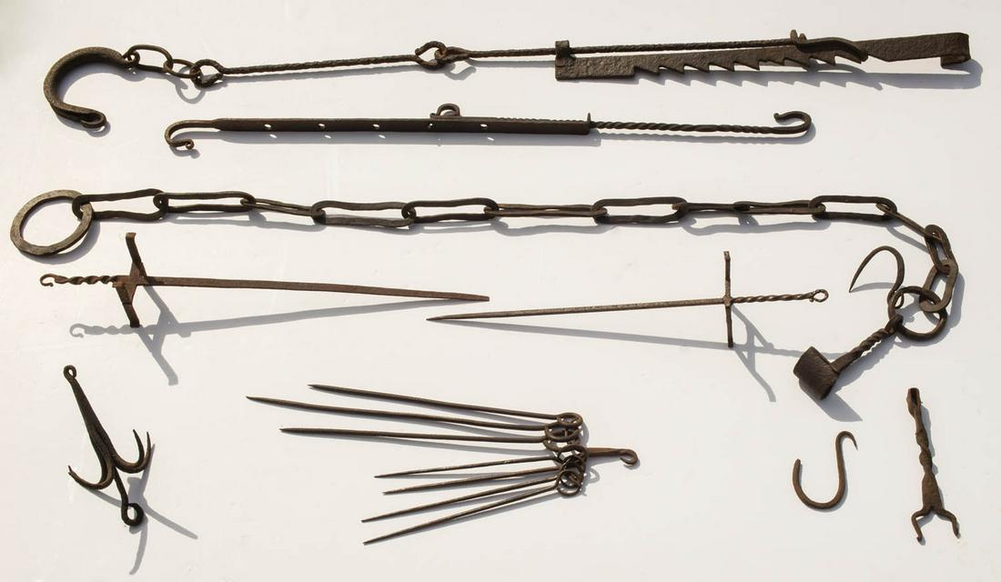 COLLECTION OF WROUGHT IRON Collection of 18th and 19th (1 of 1)