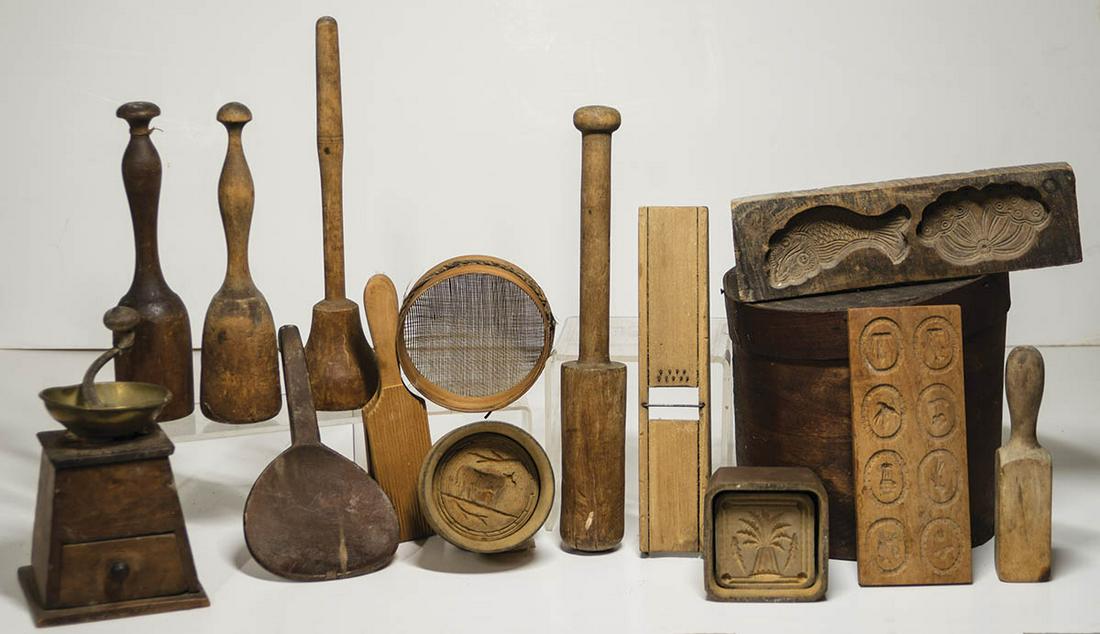 19TH C. KITCHEN WOODEN IMPLEMENTSCollection includes a (1 of 1)