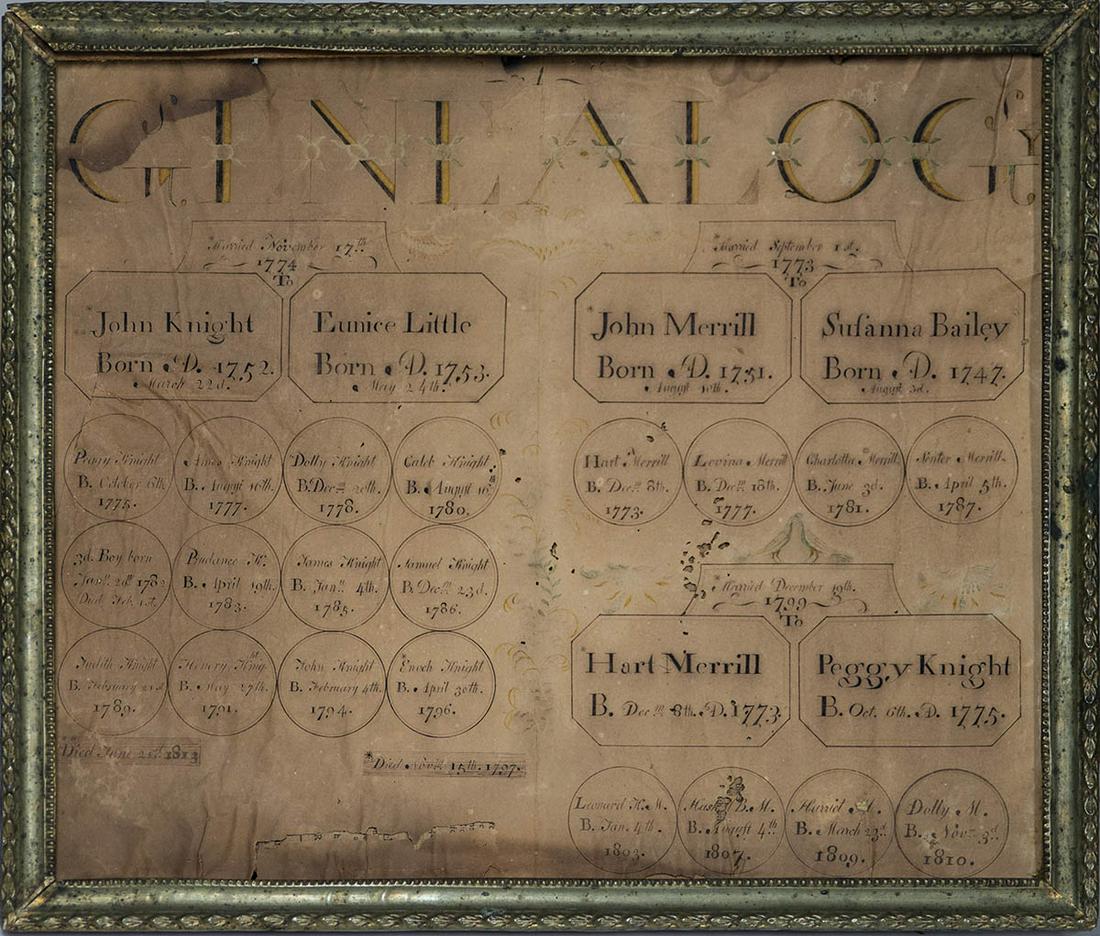 18TH/19TH C. LEDGER BOOK, AND WATERCOLORBridgewater, (1 of 2)