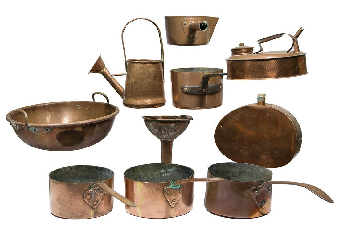 EARLY COPPER CONTAINERSCollection includes cooking (1 of 1)