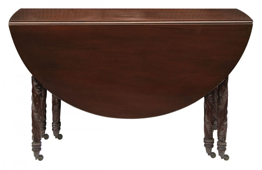 Sheraton Drop Leaf Swing Leg Table