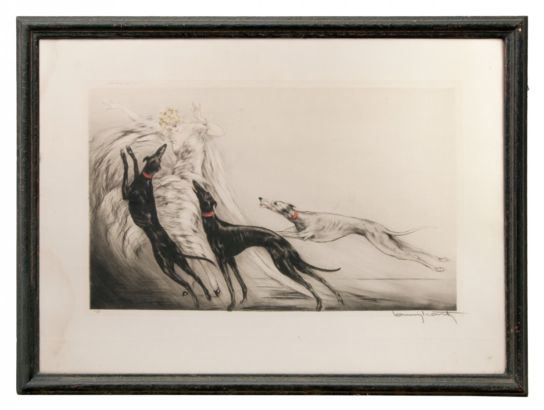 Etching signed Icart (1 of 3)