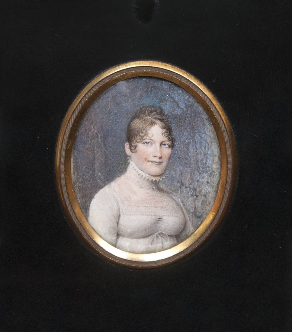 Miniature w/c on ivory (1 of 2)