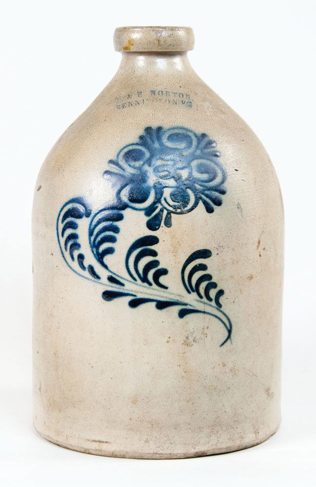 Floral stoneware - jug and crock (1 of 5)