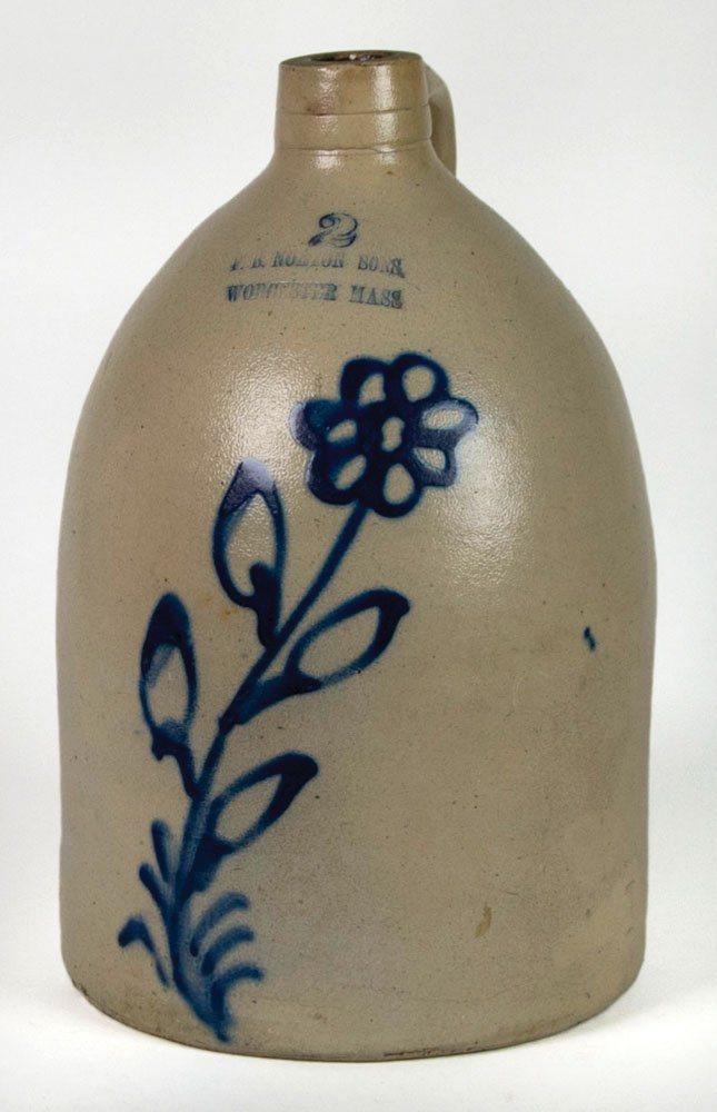 Flower stoneware lamp (1 of 2)