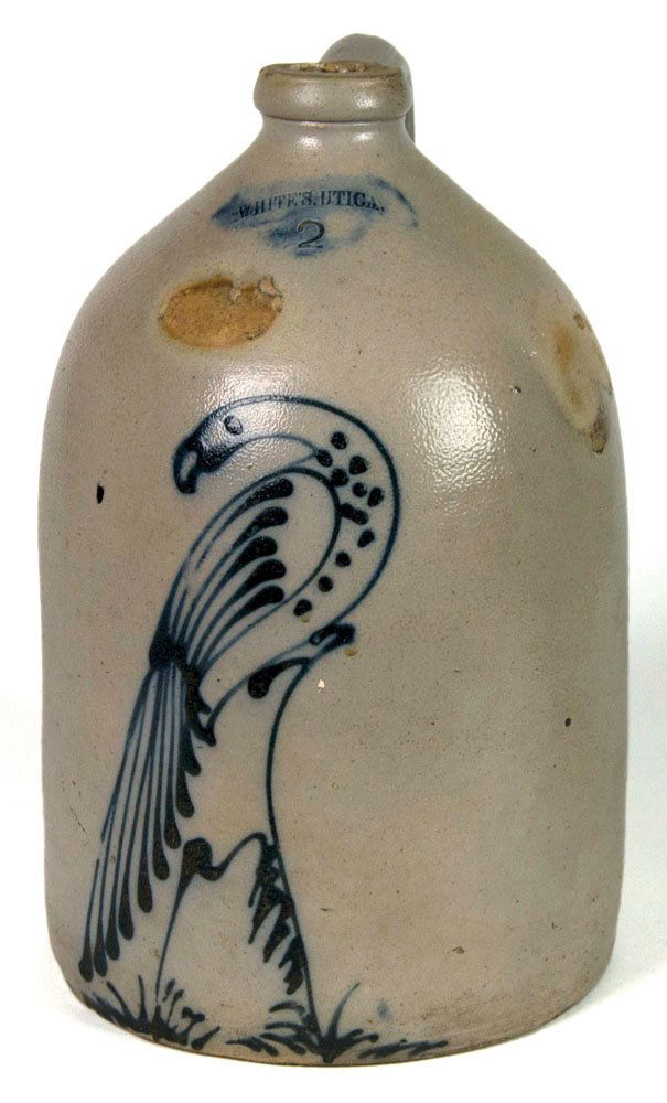 Bird stoneware jug (1 of 4)