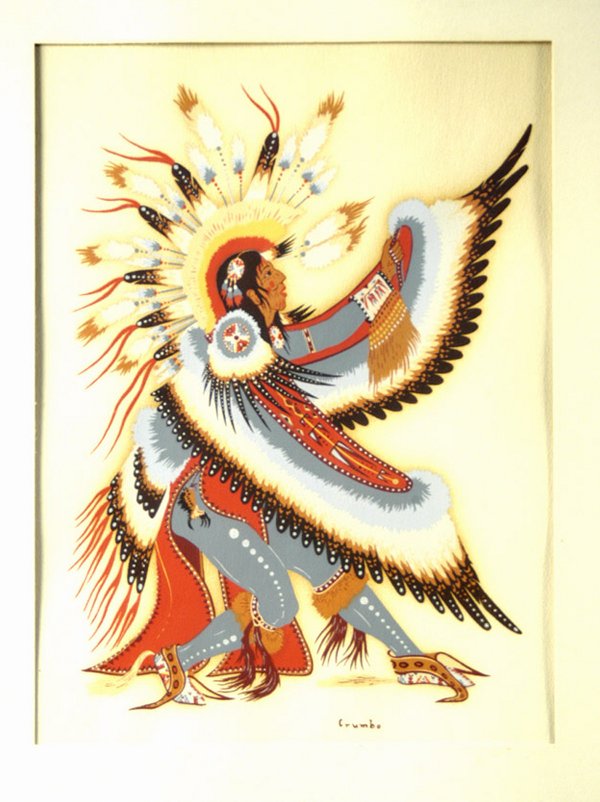 Framed and glazed original silkscreen of a feather