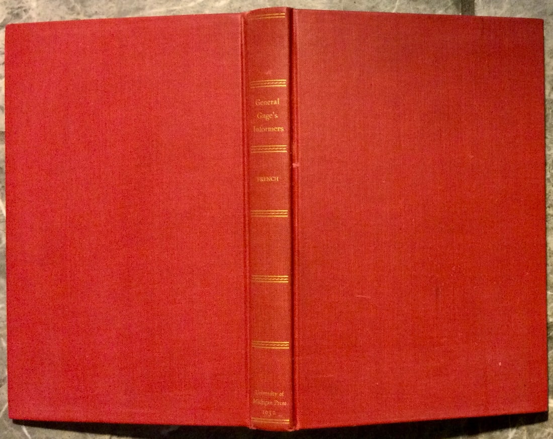 SCARCE ANTIQUE Hardcover 1932 American Loyalist Spies 1st Edition 1st Printing (1 of 2)