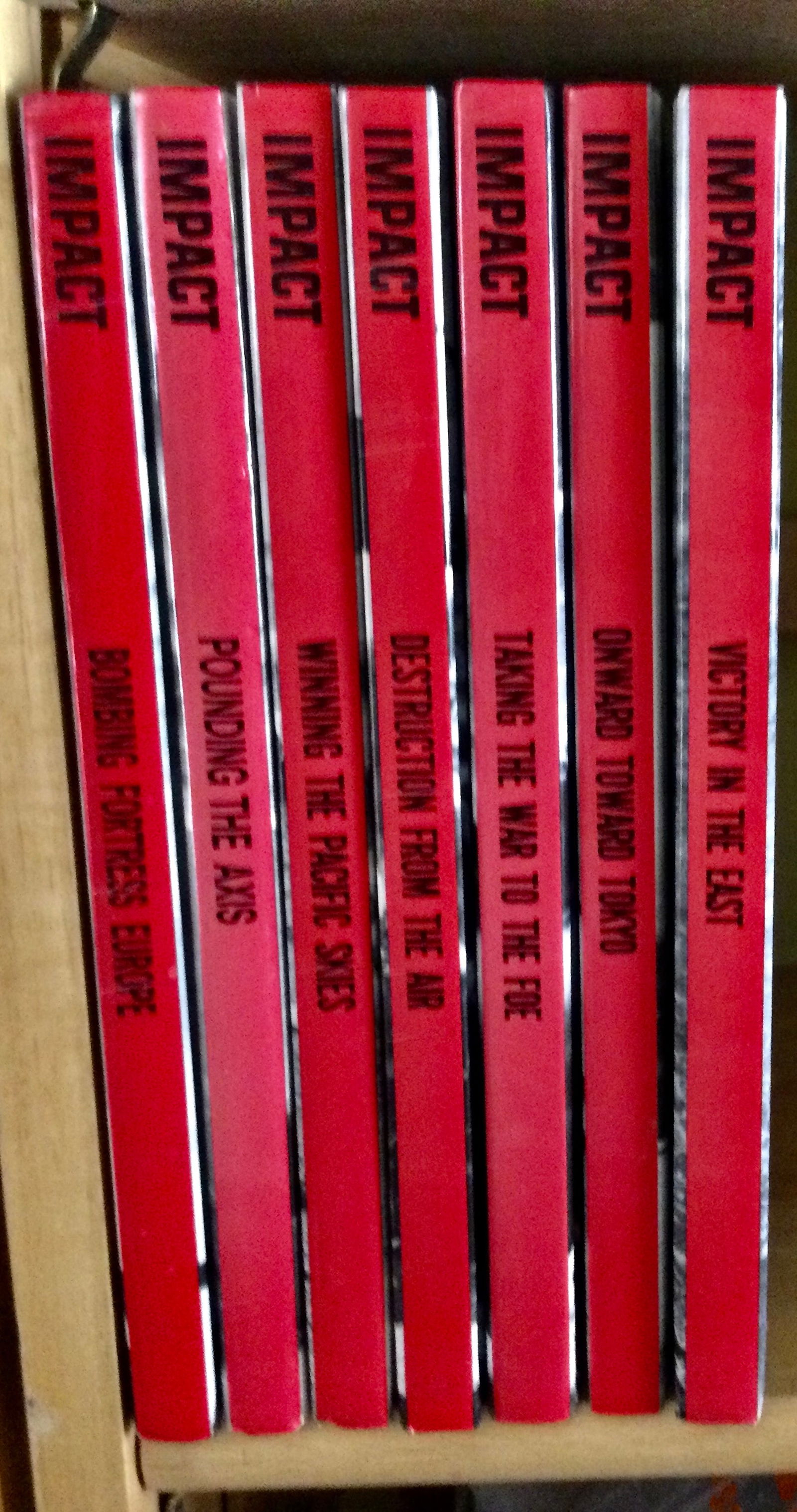 VINTAGE 2004 Illustrated (7) Volume Set. "Impact: The Army Air Forces' Confidential Picture History (1 of 4)