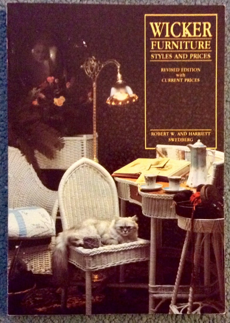 VINTAGE Trade Paperback 1988 Wicker Furniture Reference: Bidders will note that lot(s) with very low Staring Bids & lots where the per item cost is $1-$5, should in no way see those Starting Bids or per item cost of $1-$5 as the Book Barn's judgment o