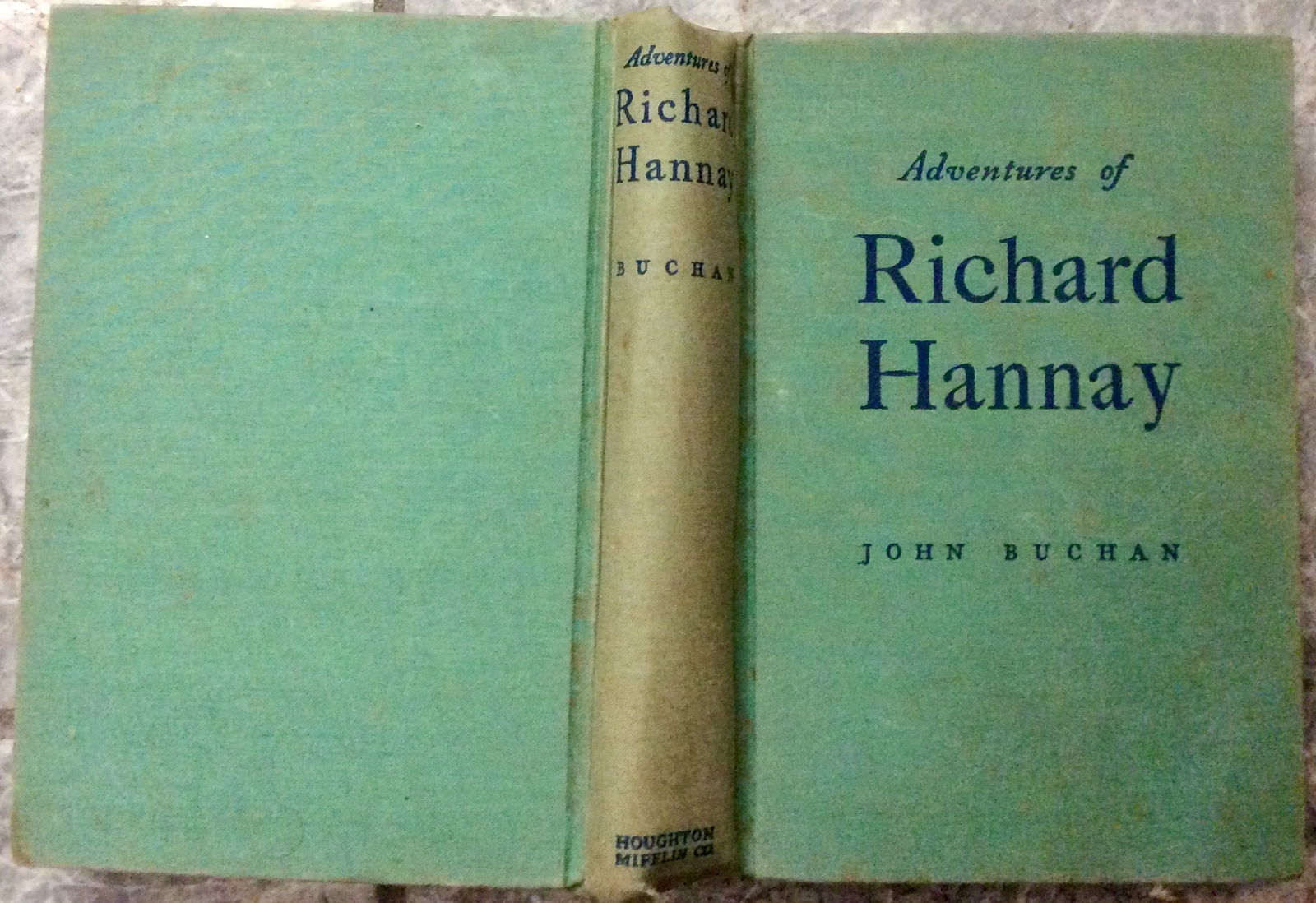 "Adventures of Richard Hannay" by John Buchan ANTIQUE Hardcover 1919 Three Of Buchan's Best Spy (1 of 1)