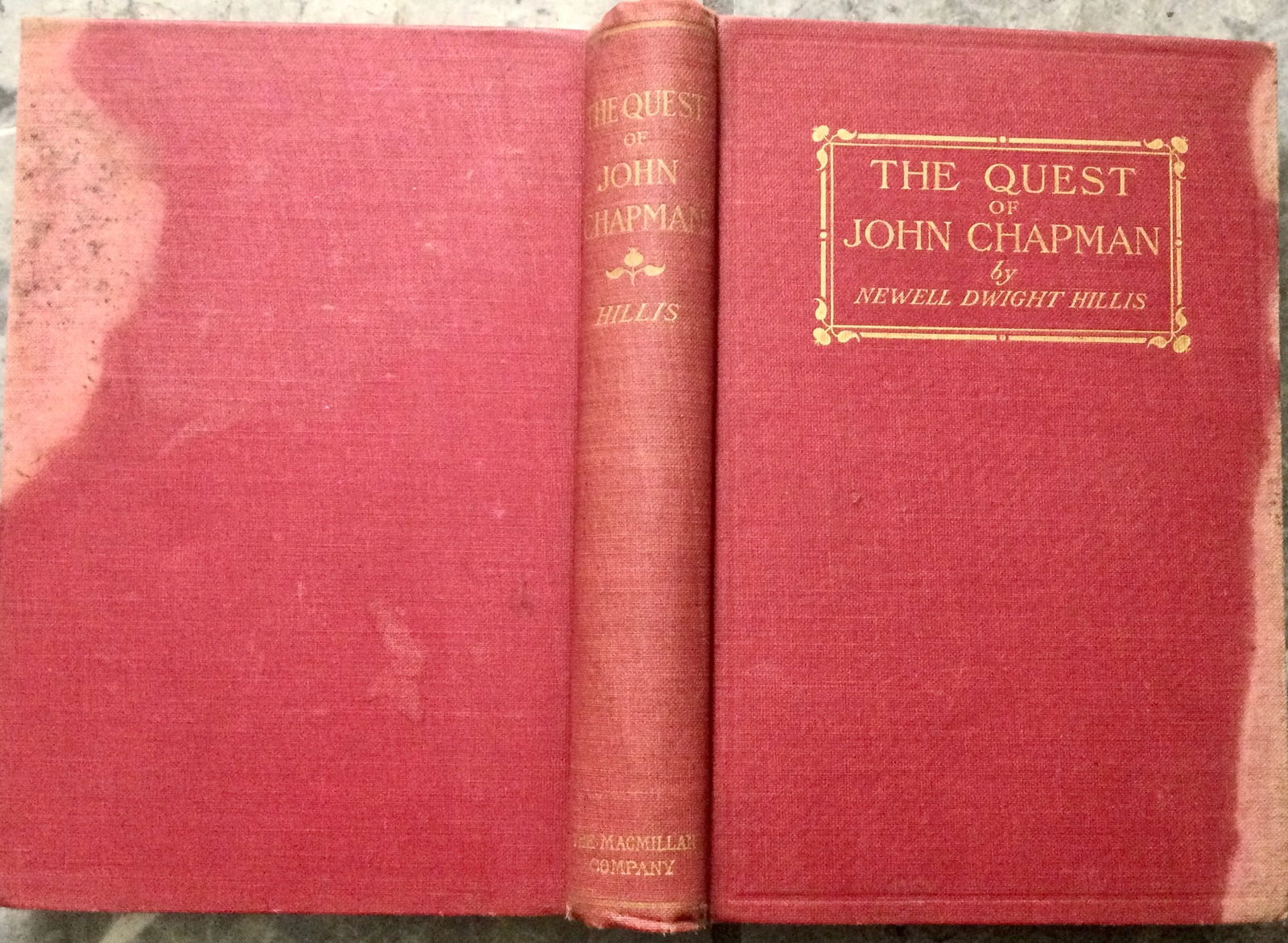 ANTIQUE 1904 Hardcover Historical Fiction Bio Of "Johnny Appleseed" 1st Edition 1st Printing: Bidders Will Note That Lot(S) With Very Low Staring Bids & Lots Where The Per Item Cost Is $1-$5, Should In No Way See Those Starting Bids Or Per Item Cost Of $1-$5 As The Book Barn's Judgment O