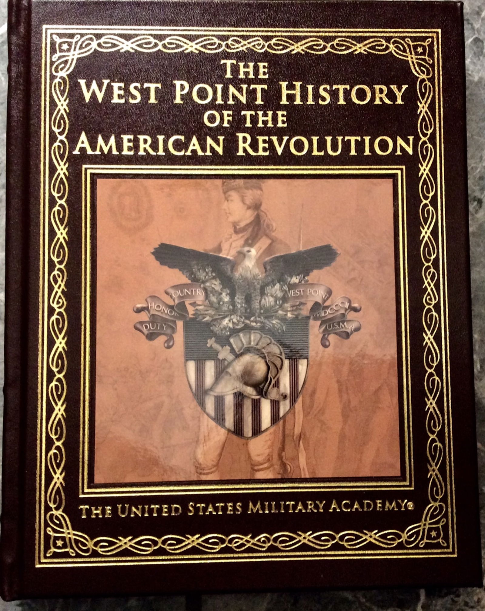 "West Point History of the American Revolution" by U. S. Military Academy  2017 Gilt Full Leather HC (1 of 11)