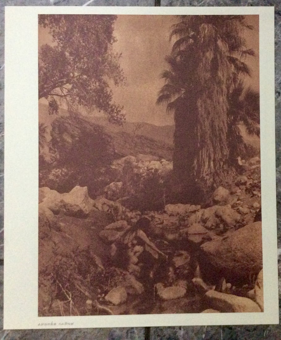 "ANDRES CANON"  Edward Curtis 2006 Sepia Tone American Indian Photo (1 of 2)