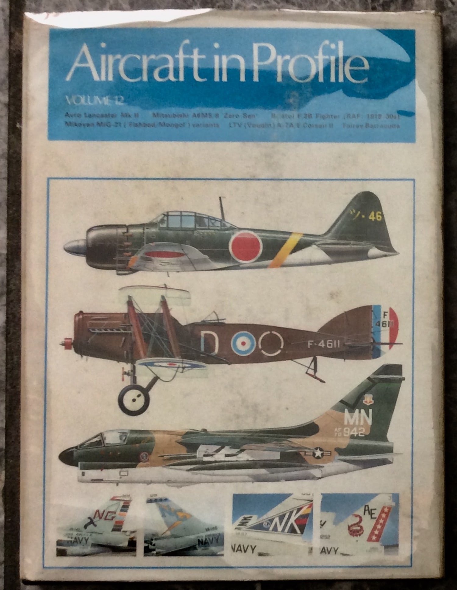 "Aircraft in Profile, Vol. 12" edited by Charles Cain Hardcover 1973 Military Aviation Guide 1st (1 of 5)