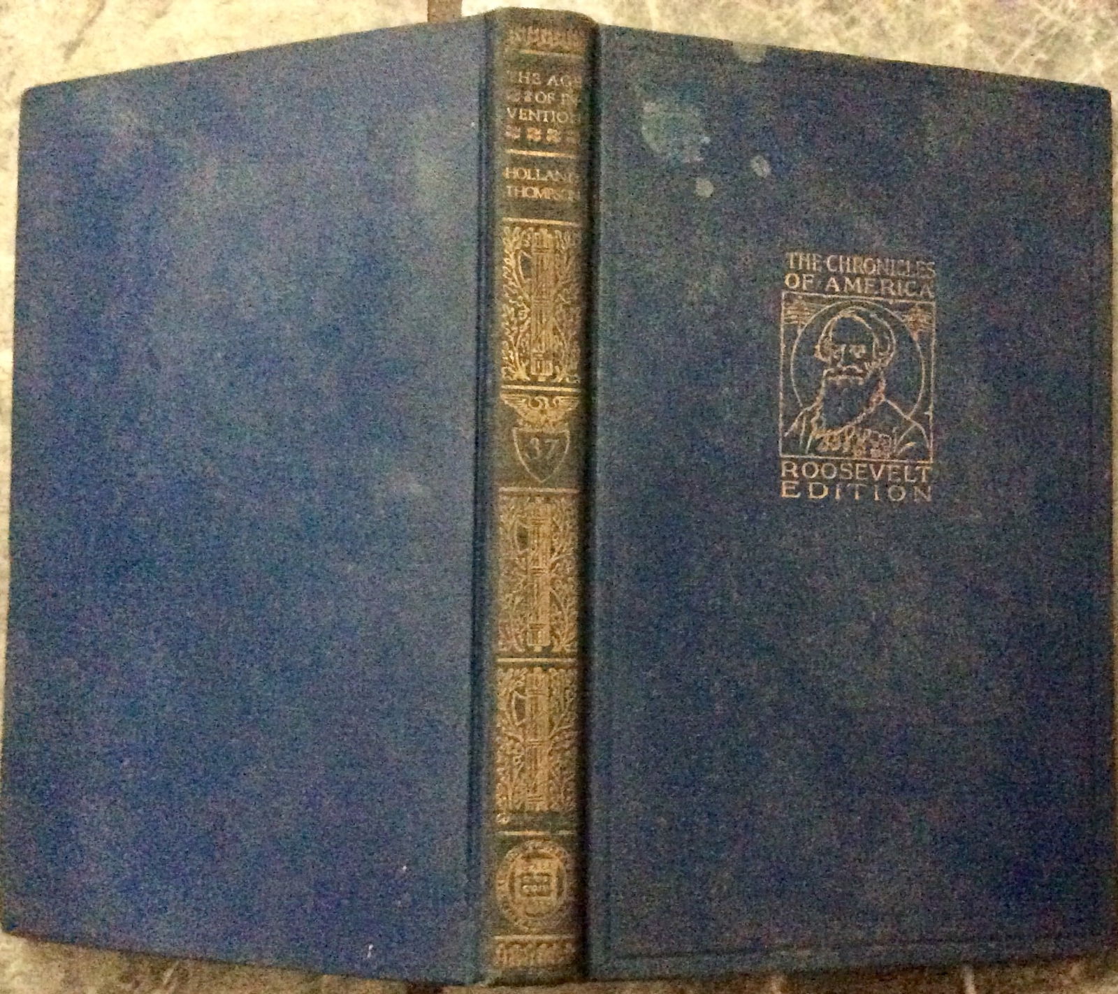 "The Age Of Invention" by Holland Thompson ANTIQUE Hardcover 1921 Invention In America After The (1 of 2)
