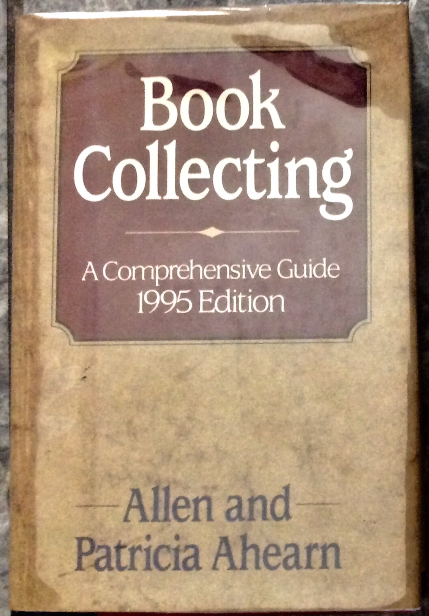 "Book Collecting" by Allen & Patricia Ahearn Hardcover 1995 Comprehensive Book Collecting Guide 1st: Hardcover 1995 Comprehensive Book Collecting Guide 1st Edition 1st Printing In Dust Jacket. "Book Collecting" by Allen & Patricia Ahearn. HARDCOVER 1995 GP Putnam's Sons 1st Edition, 1st Printing w/ n