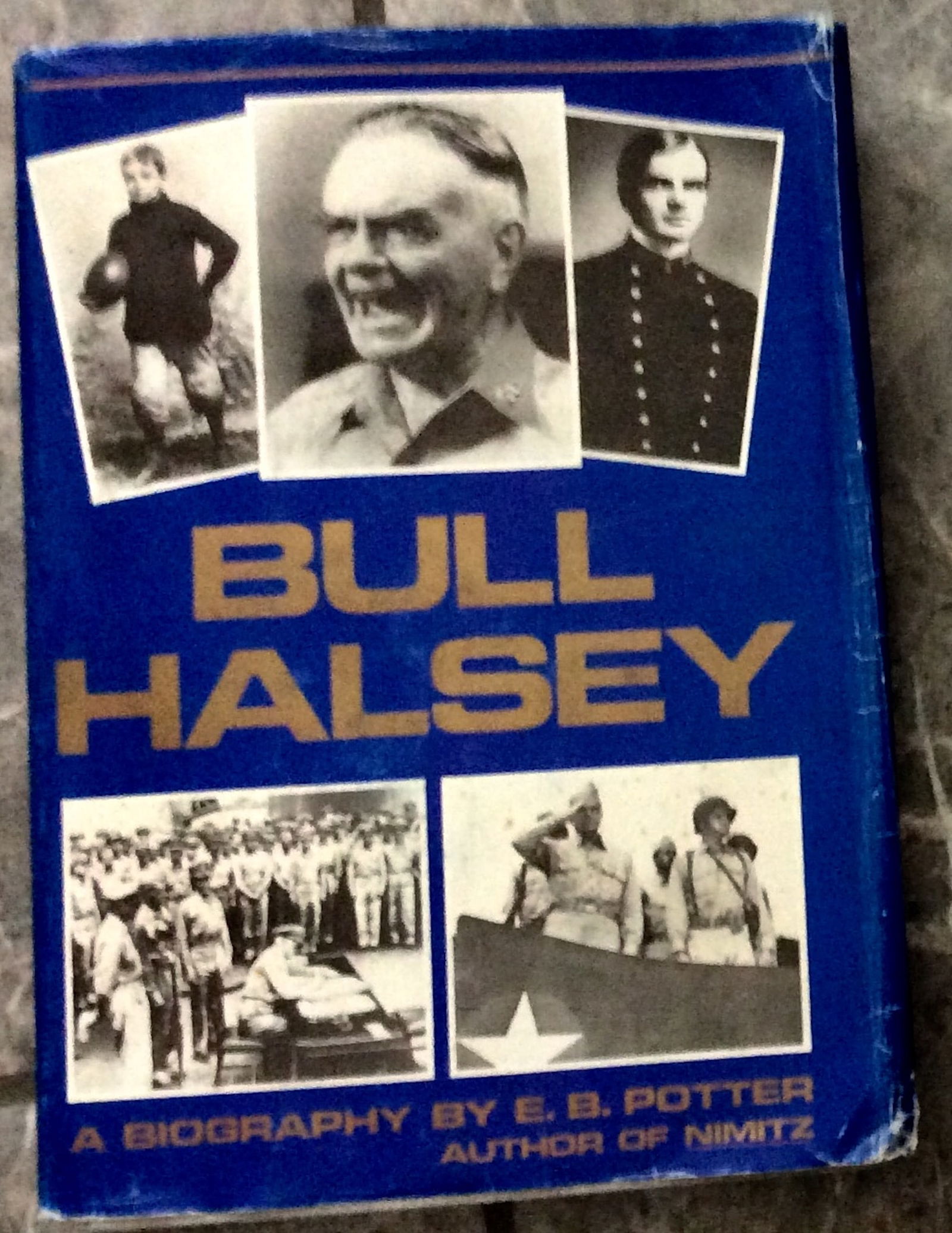 "Bull Halsey" by Edward Potter Hardcover 1985 Definitive Biography Of WWII Pacific Theater Admiral: Hardcover 1985 Definitive Biography Of WWII Pacific Theater Admiral Bull Halsey 1st Edition 1st Printing In Dust Jacket. "Bull Halsey" by Edward Potter. HARDCOVER 1985 Naval Institute Press 1st Editio