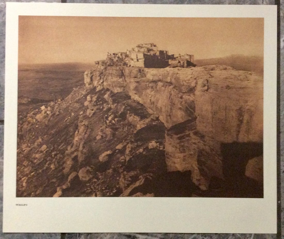 "WALPI" Edward Curtis 2006 Sepia Tone American Indian Photo (1 of 2)