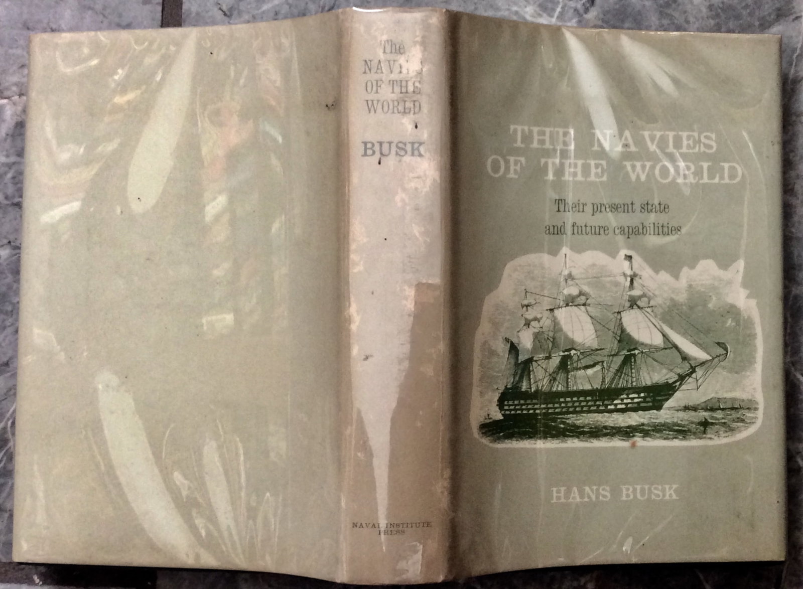 "The Navies Of The world" by Hans Busk ND circa 1973 Hardcover Facsimile Survey Of World Navies 1850 (1 of 1)