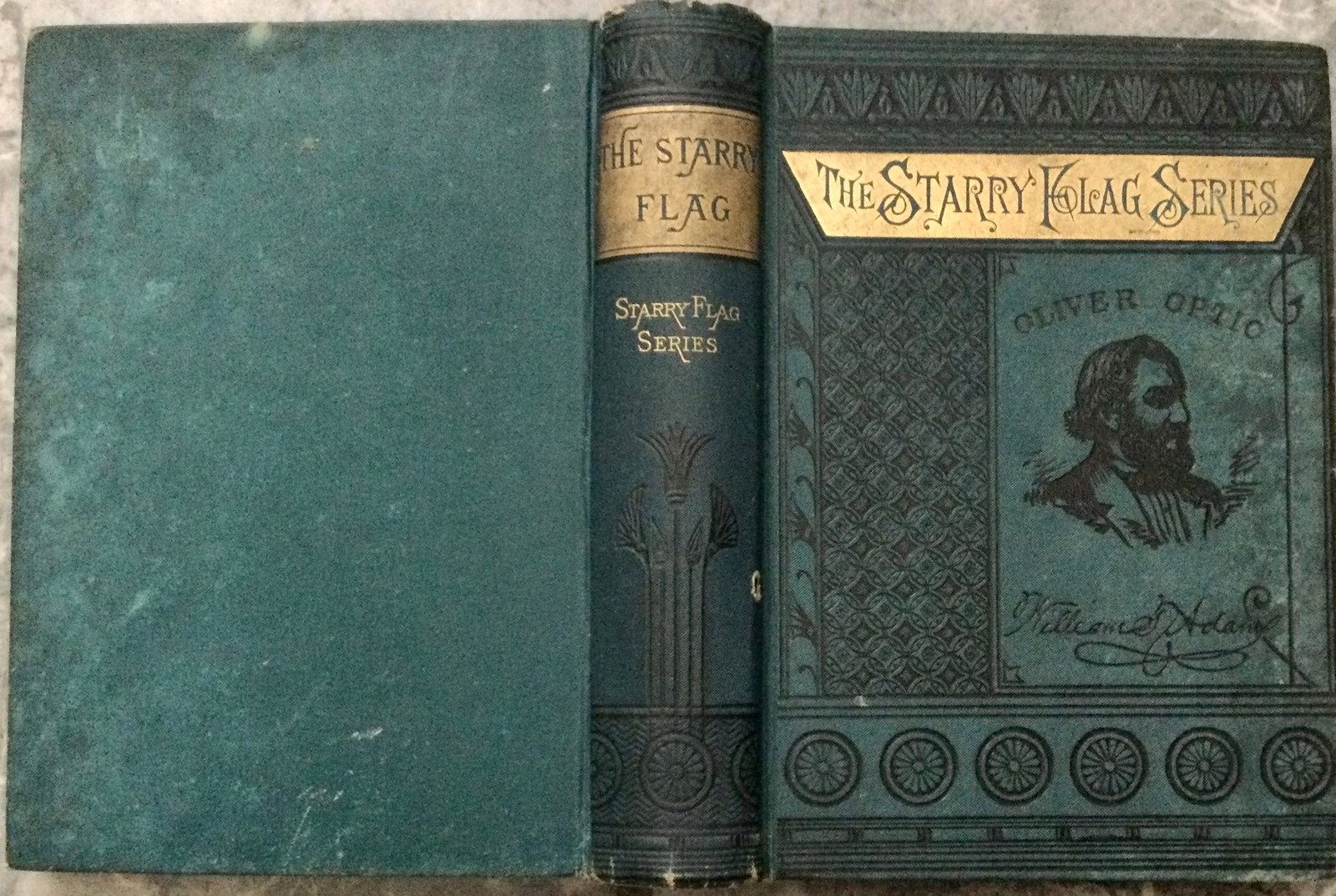 ANTIQUE 1867 Hardcover Juvenile Of "Starry Flag Series" (1 of 3)