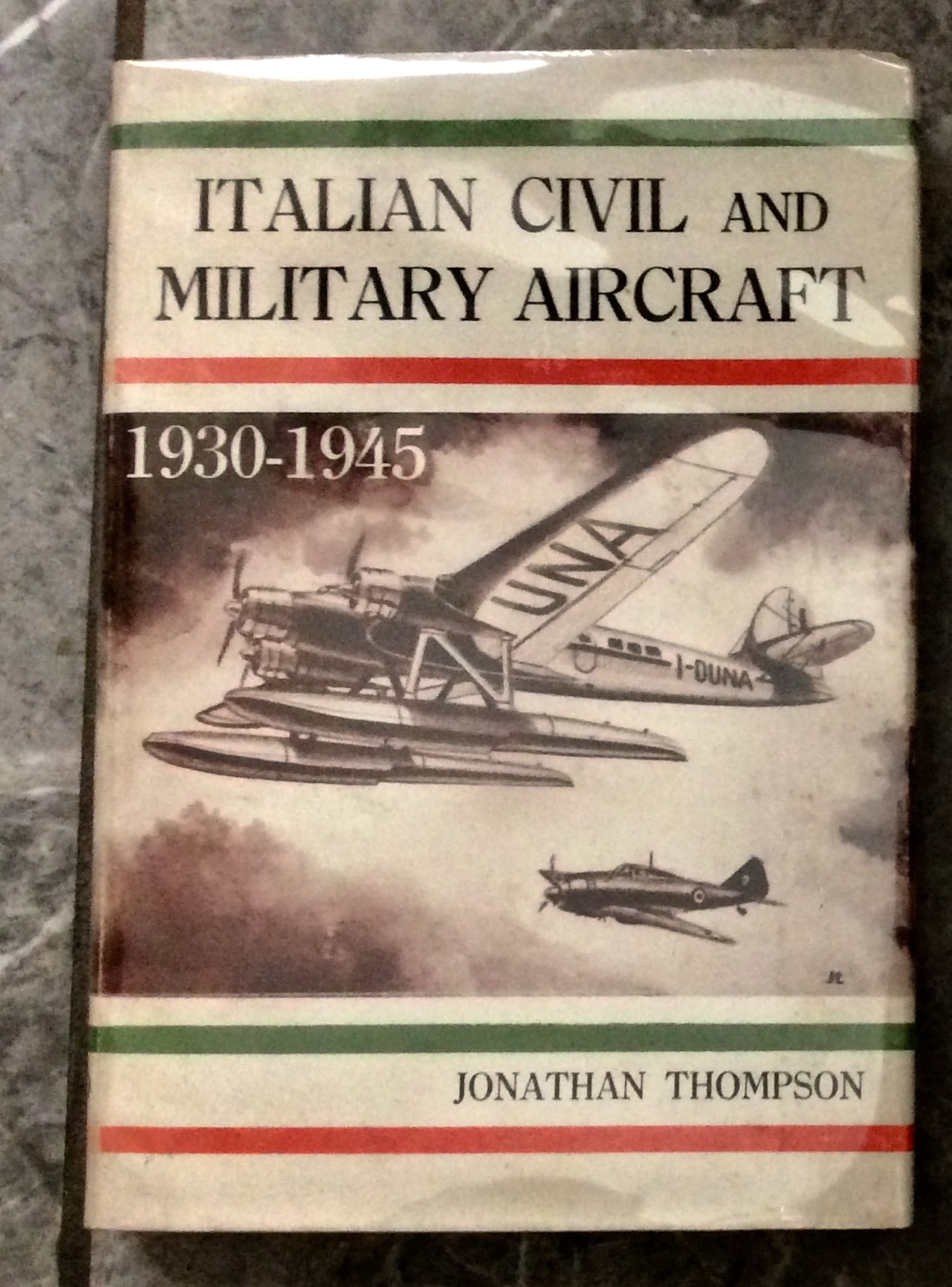 "Italian Civil And Military Aircraft 1930-1945" by Jonathan Thompson 1963 hardcover 1930-45 Italian (1 of 4)