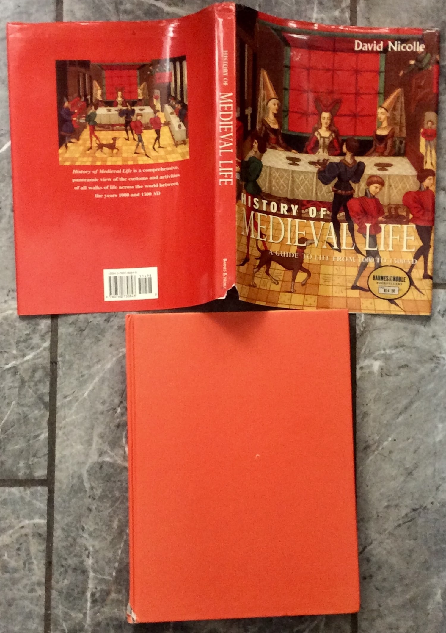 "The History Of Medieval Life" By David Nicolle Hardcover 2002 History Of Medieval Life 1st THUS (1 of 4)