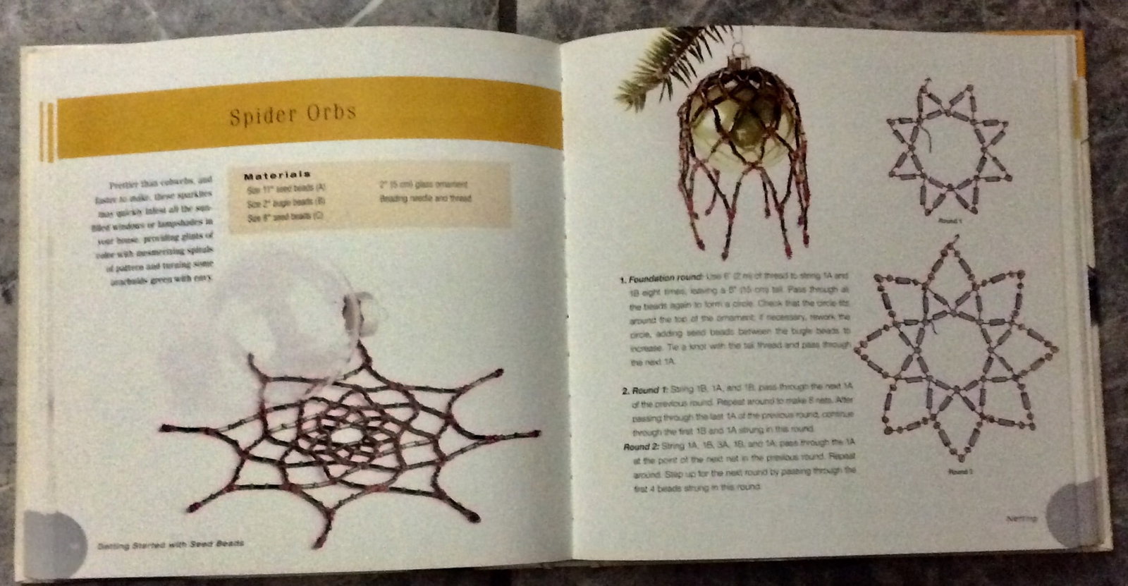Hardcover 2007 Seed Beads Craft Reference Book - 3