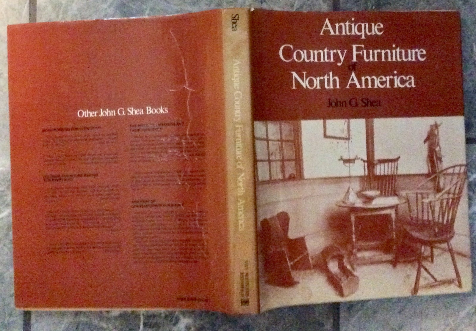 "Antique Country Furniture Of North America" by John Shea 1975 Hardcover Comprehensive Reference Of (1 of 4)