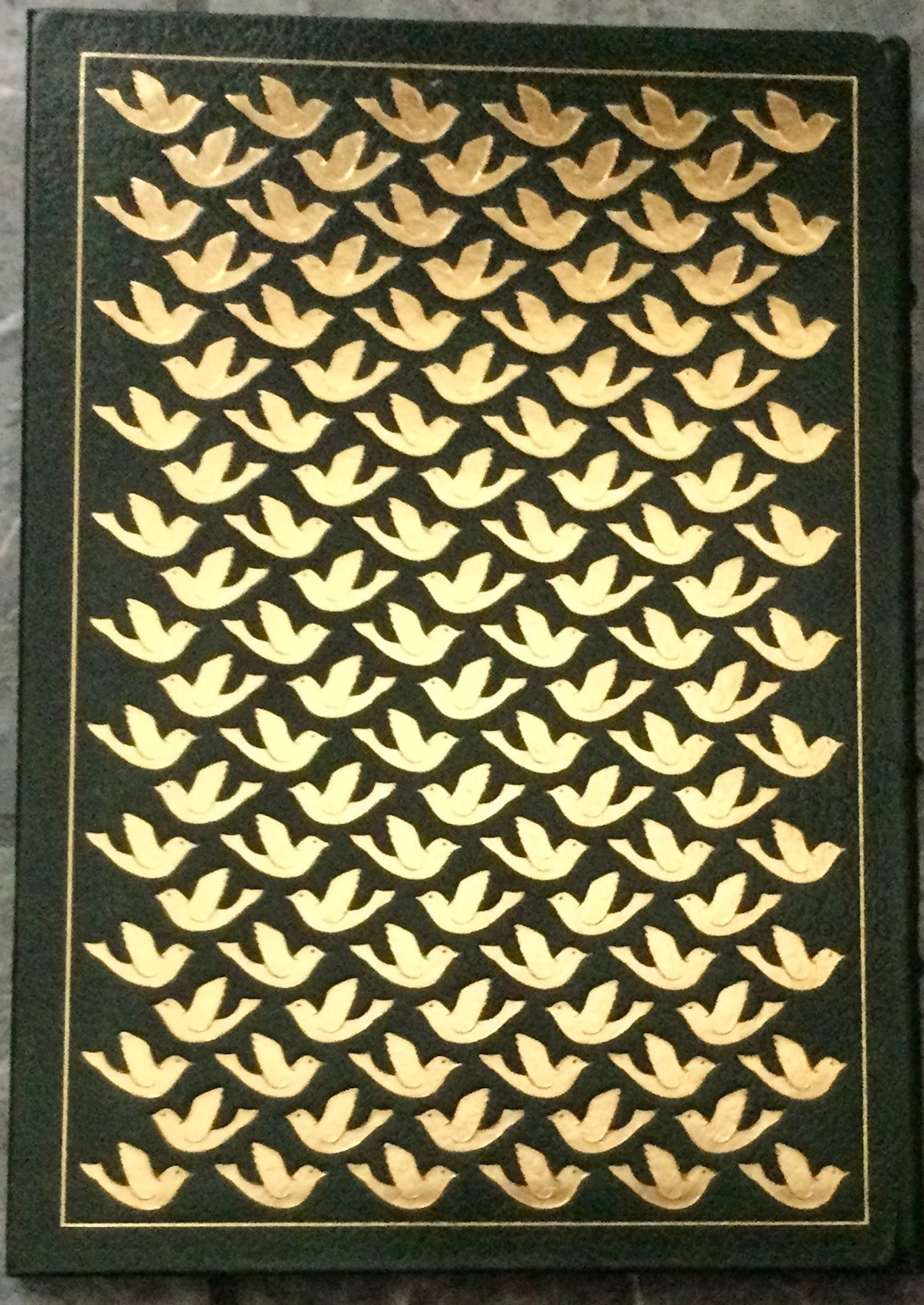 1979 Easton Press Gilt Decorated Full Leather Hardcover W/ (4) Raised Bands Silk End Papers &: 1979 Easton Press Gilt Decorated Full Leather Hardcover With Raised Bands Silk End Papers & Attached Ribbon 1st THUS Edition 1st printing. "Aristophanes The Birds The Frogs" by Aristophanes with an in