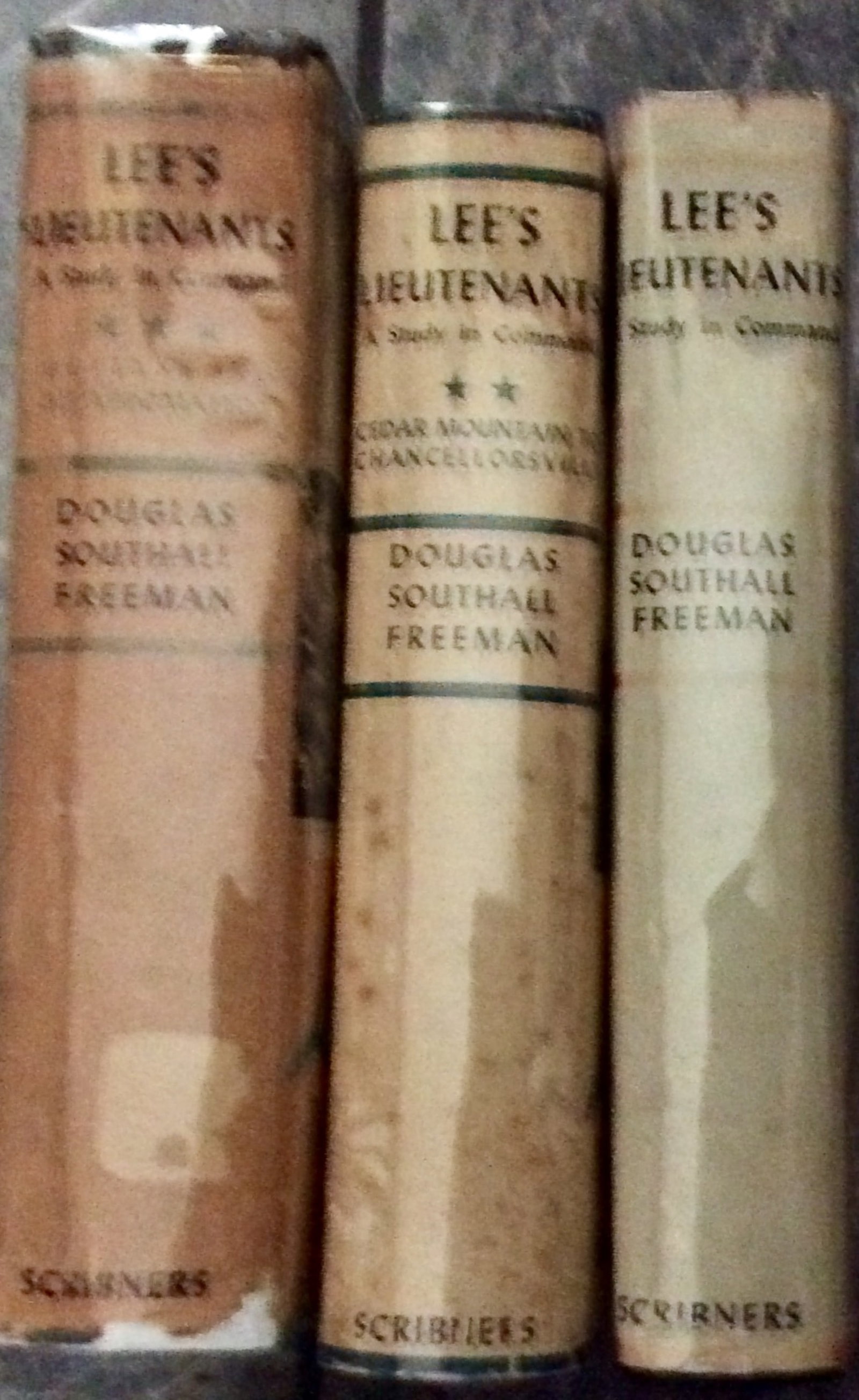 Complete (3) Volume Civil War Set "Lee's Lieutenants" by Douglas Freeman 1970s Hardcovers History Of (1 of 6)