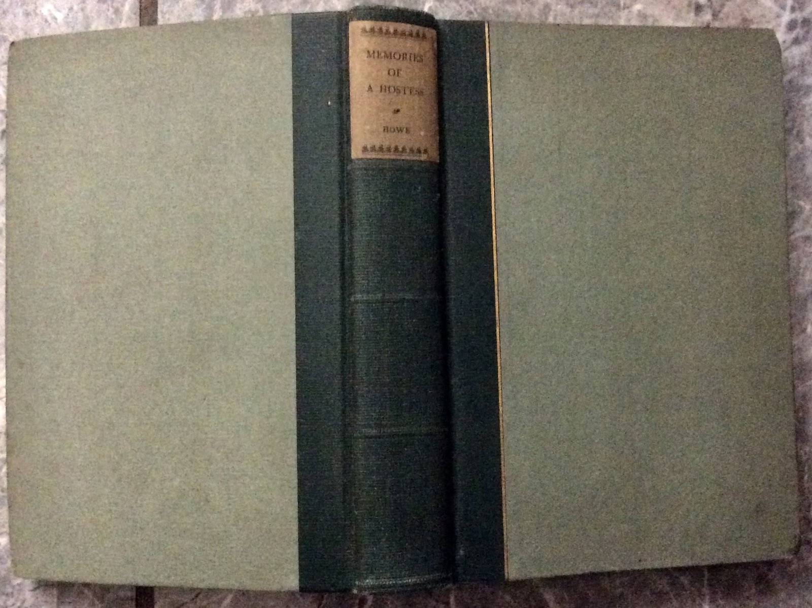 "Memories of a Hostess" by Martin DeWolf-Howe ANTIQUE 1922 Hardcover Memoirs Of Literary Salon (1 of 3)
