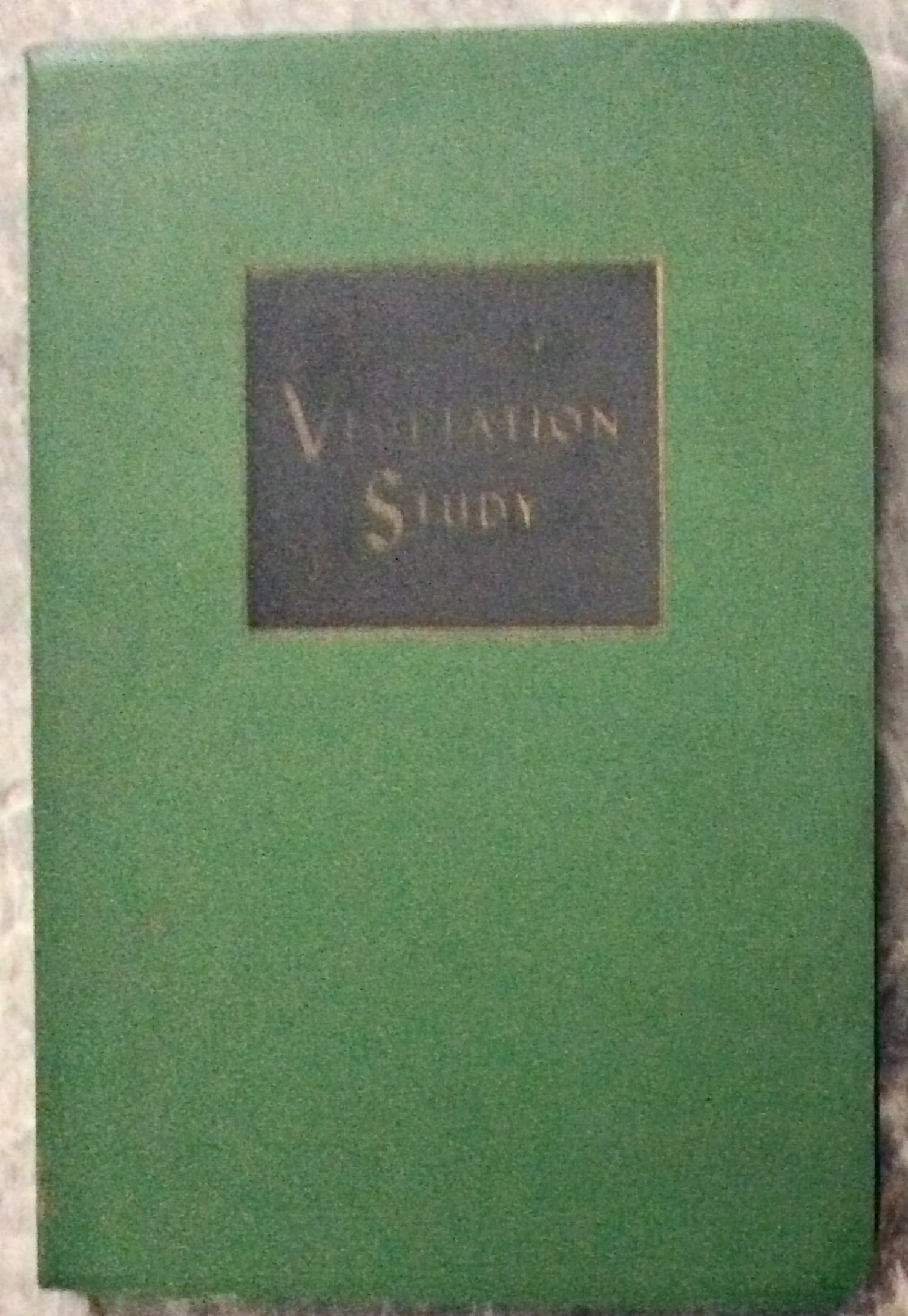 "Methods Of Vegetation Study" by Edwin Phillips 1959 Stiff Leatherette Covers Elemental Study Of (1 of 1)