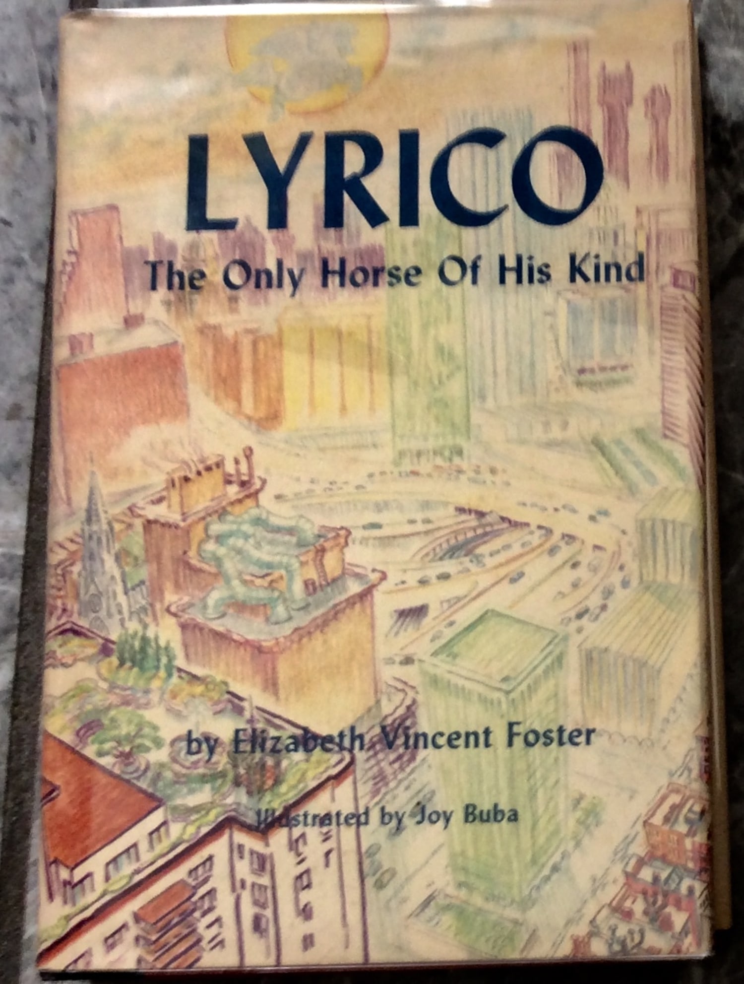 SCARCE AUTHOR SIGNED "Lyrico: The Only Horse of His Kind" by Elizabeth Foster 1970 Hardcover 1st (1 of 4)