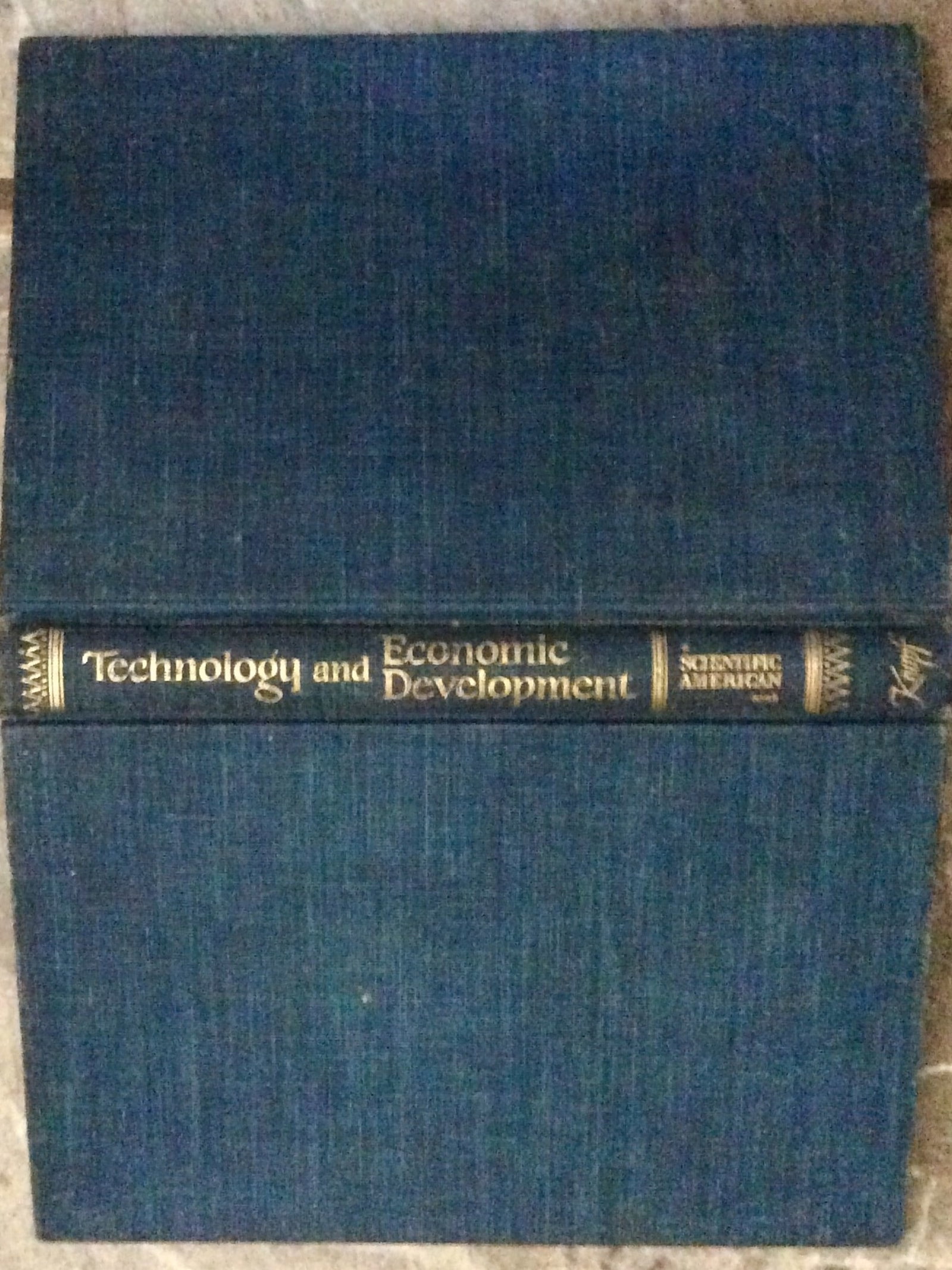 "Technology & Economic Development" by Scientific American 1963 Hardcover History Of Technological (1 of 3)