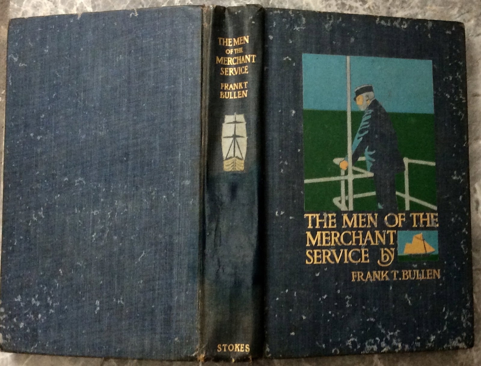 "The Men Of The Merchant Service" by Frank Bullen ANTIQUE 1900 Hardcover Life In The Merchant (1 of 1)