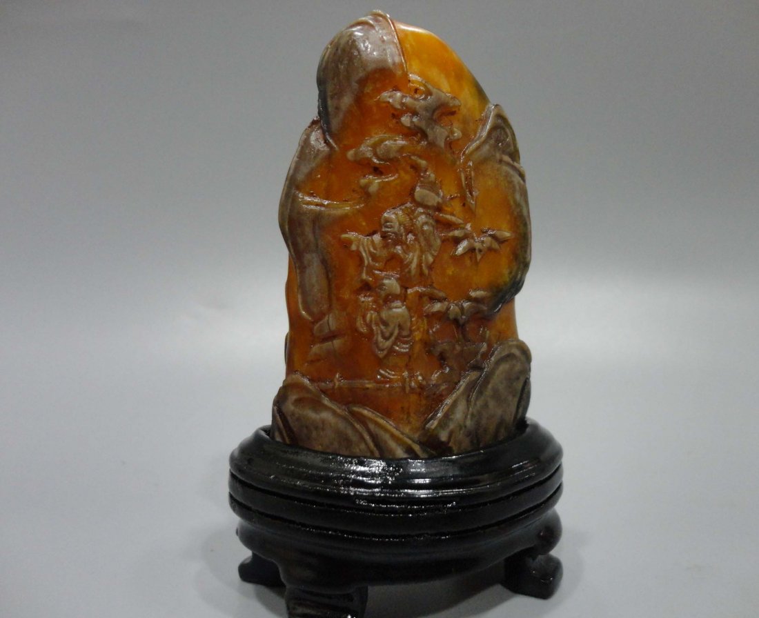 Natural TIANHUANG (crow leather) Decoration 04: Natural TIANHUANGFamous sculpture Worthy collection