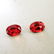 Natural Hessonite Garnet Oval Cut Pairs1.32Ct 7x5x3.6mm