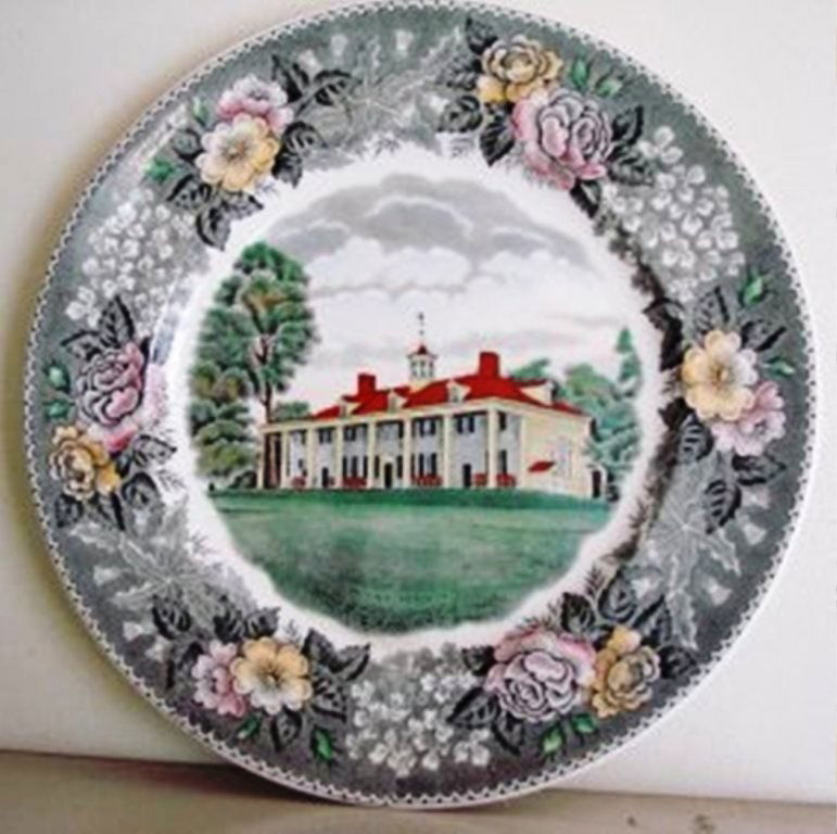 Old English Staffordshire Ware Potteries Plate 9.3/4"