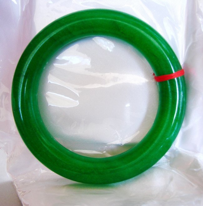 Natural Jadeite Jade Bangle Grade: A Size 7.25 (1 of 3)