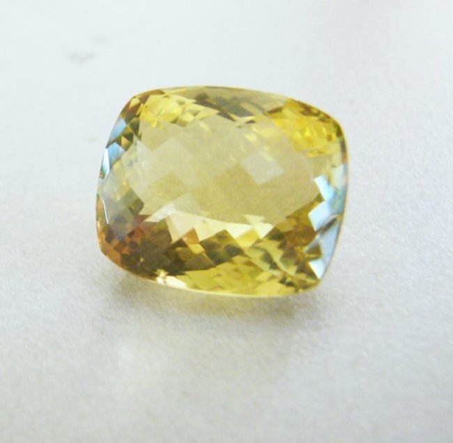 Loose Natural Lemon Topaz Cushion Shape 29.70Ct (1 of 4)