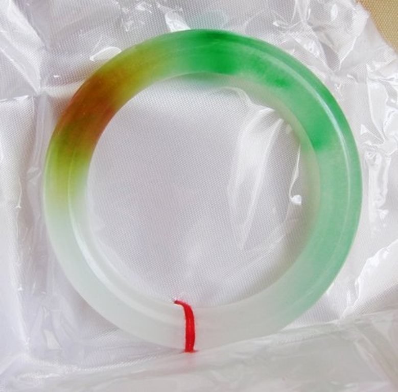 Natural Chinese Jade Bangle Grade-A Size: 8 (1 of 4)