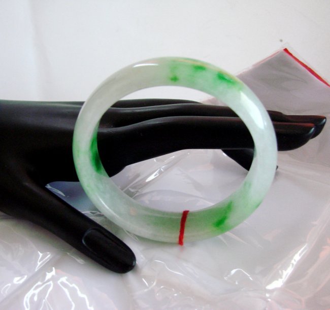 Natural Chinese Jade Bangle Grade A Size: 6.75 (1 of 5)