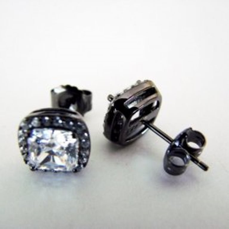 Creation Diamond Stud Earring 2.15Ct 18k B/g Overlay (1 of 2)